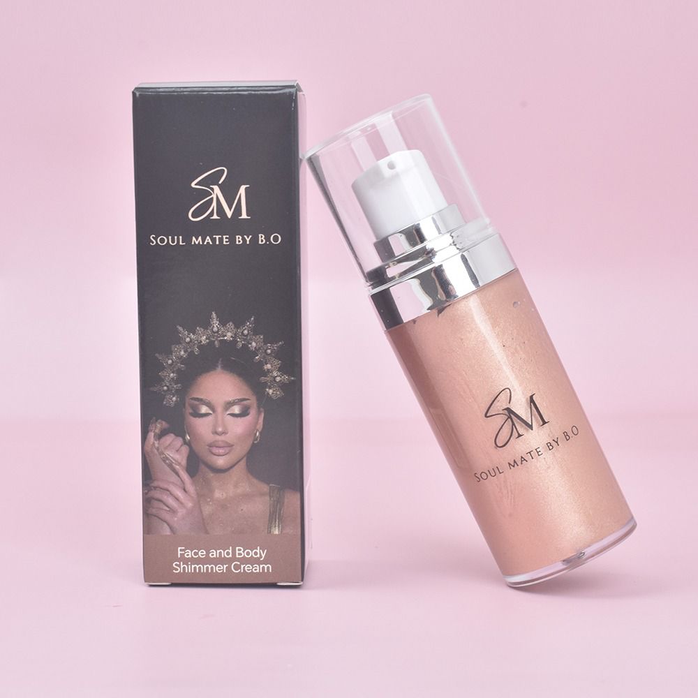 Face and body shimmer cream